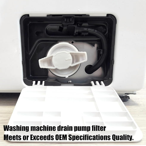 DC97-16991A AP5586931 Washing Machine Drain Pump Filter for Samsung Models, Replaces 2813211, PS4222025