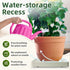 2PCS 11 inches REDHUGO Square Plant Caddy with Hidden Wheels, Heavy Duty Rolling Plant Stand Caddy with Wheels, Pot