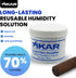 XIKAR Crystal Gel Humidifier Jar for Cigar Humidors, 4oz - Reusable Crystals for Premium Cigar Humidification - Regulates 70% Relative Humidity and Lasts up to 90 Days, Ideal for 150 Cigars