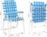 Volowoo (2pcs,Blue& Outdoor Folding Chaise Lounge Chair, Adjustable Portable Lightweight Reclining Garden Sun Lounger