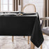 Softalker Rectangle Tablecloth, Waterproof & Stain Resistant, Wrinkle Free Fabric Washable Polyester Table Cover for