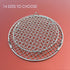 Cooling Rack with Legs, 7" Round Stainless Steel Cross Wire Barbecue Baking Net for Instant Pot/Oven (180mm/7)