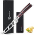 PAUDIN Cheese Knife, 5 Inch Serrated Knife with Ergonomic Pakkawood Handle, High Carbon Steel Ultra Sharp