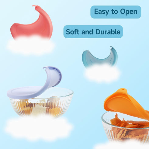 1 Pack Silicone Replacement Lids for Pyrex 7404-S 4.5 Quart Mixing Bowls, Extra Large Size, Dishwasher Safe