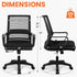 NEO CHAIR Office Desk Chair Gaming Computer Chair Ergonomic Mesh Mid Back with Rolling Wheels Lumbar Support Comfy