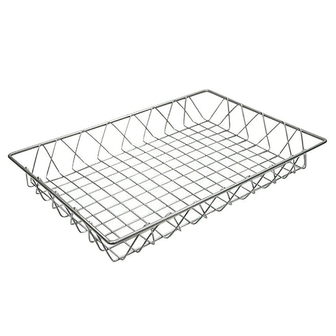 G.E.T. WB-953-SV Rectangular Wire Pastry Basket, 18" x 12" Metal