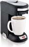 Café Valet Single Serve Coffee Maker, Brews 10 Ounces of Coffee or Hot Water, Compatible Coffee Packs