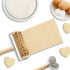 Mrs. Anderson’s Baking Mini Embossing Rolling Pin, Hearts Design, Poplar Wood and Chrome-Plated Iron.