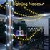 120 LED 40FT Star String Lights, Indoor Outdoor Christmas Twinkle Light with Timer & Memory