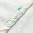 VOGOL Blue Spring Flower Window Valance, Country Style Faux Linen Decorative Topper for Kitchen, 52 x 18 Inches, 1 Panel
