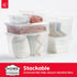 IRIS USA 7 Quarts Plastic Storage Container Bin with Latching Lid - 12 Pack, Stackable for Organization