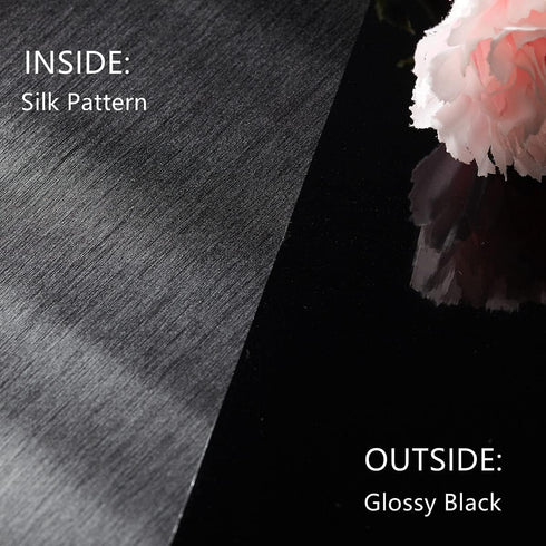VELIMAX Total Blackout Window Film, Silk Black Decorative Privacy Film, Removable Window Tint 100% Room Darkening