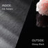 VELIMAX Total Blackout Window Film, Silk Black Decorative Privacy Film, Removable Window Tint 100% Room Darkening