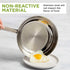 Ecolution Classic Stainless Steel Fry Pan, Professional Quality Sauté, 9.5-Inch, All Cooktop Safe