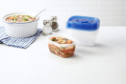 GladWare Soup & Salad Storage, Medium Rectangle, 24 Oz, 5 Count