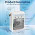 gootu Conditioners,1000ML Conditioner,3 Cooler,2/4/6H OFF,7Color Portable Air Portable AC Unit,Personal Small Air Speed
