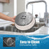 Collapsible Microwave Cover for Food, 10.5 Inch Gray Microwave Splatter Cover, Dishwasher Safe, BPA Free