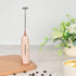 The HomeFlow Co.'s Milk Frother Handheld Foam Maker with two blades, Electric Whisk drink mixer, Mini Foamer for coffee, Cappuccino, Frappe, Matcha, Hot chocolate (Khaki & Beige) by The HomeFlow Co.