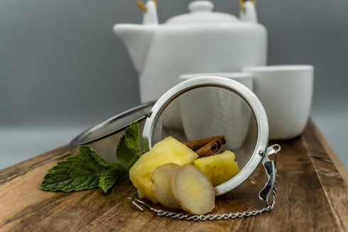 3 Inch Stainless Steel Tea Ball Infuser, Silver, Loose Leaf Tea Steeper and Spice Infuser, 2 PCS