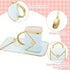 JIEYAO Set 4, 10 Oz/ 310 ml Handbag Coffee Mugs of Handbag Ceramic Tea Cup, Cute Purse Gift Mug with Saucer Spoon