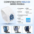 Replacement GN Vacuum Cleaner Bags for Miele Classic C1, Complete C2, C3, 6 Pack Dust Bags + 2 Filters