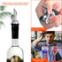 BALTRE 6PCS 3/4" Liquor Bottle Pourers, Auto Flip Olive Oil Dispenser Spout, Weighted Stainless Steel Alcohol Pourer