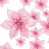 WILLBOND 36 Pcs Christmas Poinsettia Flowers - 3 Size Glitter Faux Ornaments for Christmas and New Year Decoration