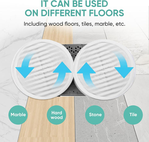 8 Pack Spin-Wave Mop Replacement Pads, Compatible with Bissell Spin-Wave Series Steam Mop