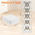 6 Tier Collapsible Kids Shoe Rack, Small Vertical Foldable Shoe Organizer for Front Door Entrance, Dorm, Bedroom