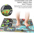 Kids Carpet Playmat Rug, Foldable Non-Slip Car Play Mat Felt Cloth for Playroom, Indoor Outdoor Use, 70×80CM