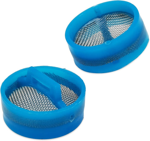 4pcs Washer Water Inlet Valve Filter Screens, Compatible with Most Automatic Washing Machines (Blue)