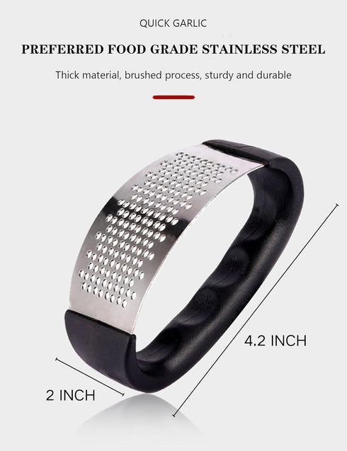 Garlic Press Rocker Stainless Steel New Innovative Garlic Mincer Crusher Chopper Smash Garli