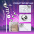 Chengu 12 Pieces 70s Disco Ball Straws - Silver Mirror Disco Party Favors Decorative Straws for Bachelorette Wedding