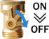 Xiny Tool Heavy Duty Brass Garden Hose Shut Off Valve, 3/4 Inch Solid Brass with 4 Extra Rubber Washers