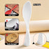 FireKylin Rice Paddle, Silicone Standing Rice Spatula with Non Stick Rice Spoon Paddle Heat Resistant Rice Cooker Spoon, Serving Spoon for Rice(White)