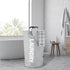 Caroeas 100L Laundry Basket, Large Hamper with Padded Handles, Collapsible Free Standing Easy Storage Washing Bin