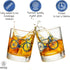 Greenline Goods Bicycle Whiskey Glasses - Set of 2, 10 oz Tumbler Gift Set