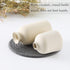 Set-3 CEMABT Beige Ceramic vase Small Flower vases for Decor,Modern Boho Farmhouse Home Decor,Decorative vase
