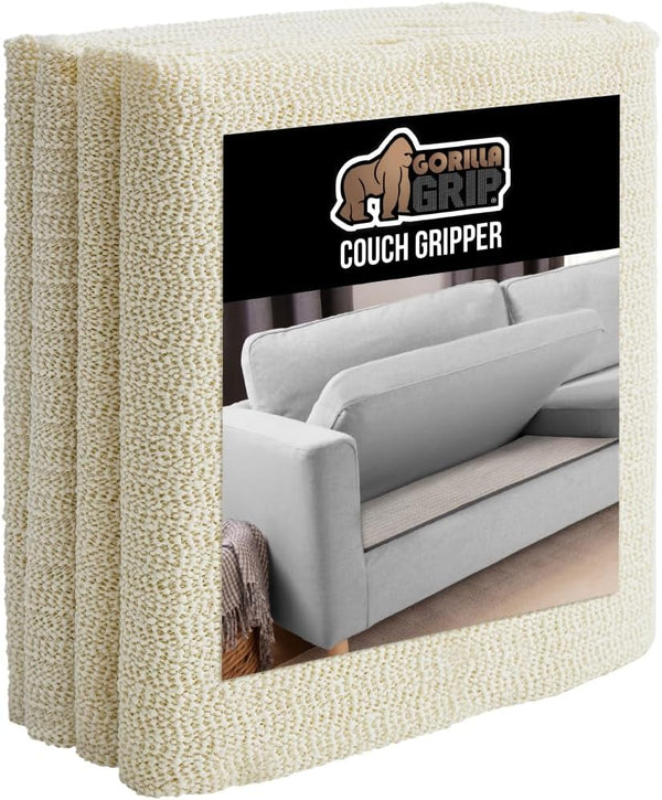 GORILLA GRIP Non Slip Couch Gripper, Prevents Couches from Sliding, Holds Bed in Place
