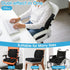 CushZone Ergonomic Seat Cushion & Lumbar Support Pillow - Memory Foam for Sciatica Pain Relief & Posture Correction