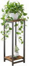 2 Tier Tall Plant Stand Indoor, 32.5" Corner Plant Stands for Indoor