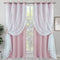 BGment Baby Pink Blackout Curtains 2 Panels for Girls Bedroom, Nursery Curtains