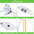 2 Pieces Accessory Cord with One LED Light Bulb Lamp Kit, 6Ft Christmas Village Lights Cord with On/Off Switch and