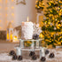 Lineshading 3 Party(6'',8'',10'') Pcs Round Acrylic Display Riser Clear Round Stands Clear Pedestal Riser Board