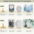 Plate Stands for Display, 8 Inch Bamboo Picture Frame Holder for Tables, Tabletop Easels for Platter, Dish, Book