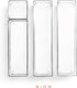 BINO 4-Piece Drawer Organizer Bin Set, Modular Bathroom and Desk Drawer Organizers for Makeup