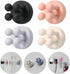 Mindful Design Razor Holder - 4Pcs Self Adhesive Silicone Toothbrush Holders Wall