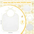 giftlyze 8 Sets Bottle Chug Baby Shower Games Juegos Para Plastic Baby Bottles Bibs Disposable Diapers Gender Reveal