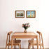 Golden State Art 8.5x11 Brown Wooden Picture Frame - White Mat for 2-5x7 Photos or 8.5x11 Certificate, Real Glass