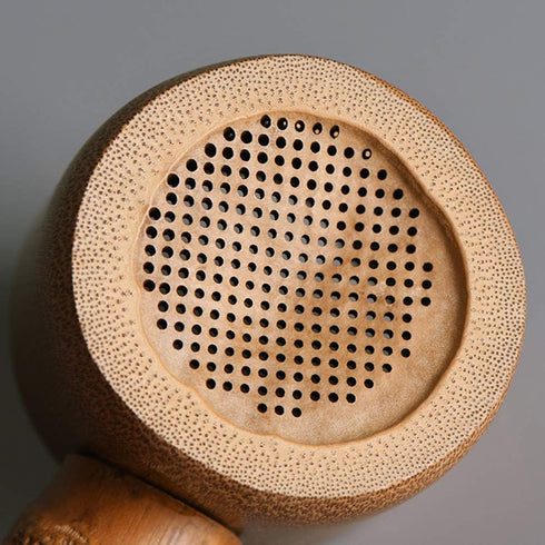 Natural Bamboo Tea Strainer - Handmade Fine Mesh Tea Filter Infuser for Loose Leaf Tea Cups Mugs Pots, Pack of 2
